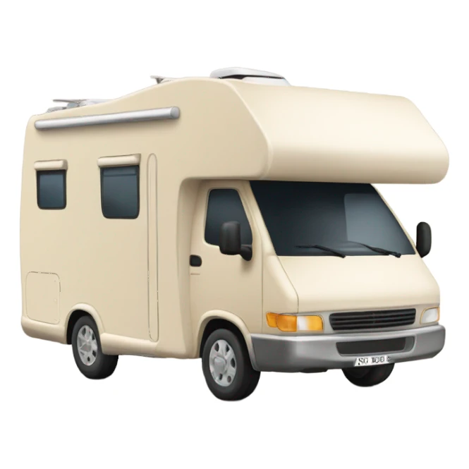 Motorhome beige sticker