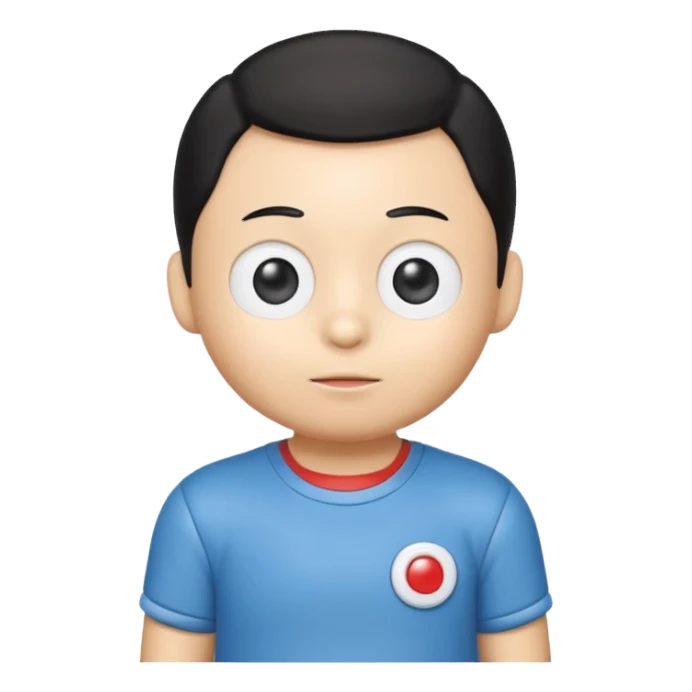 Doramon is wearing physics walla shirt sticker