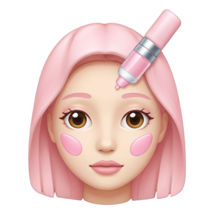 Light Pink skincare sticker