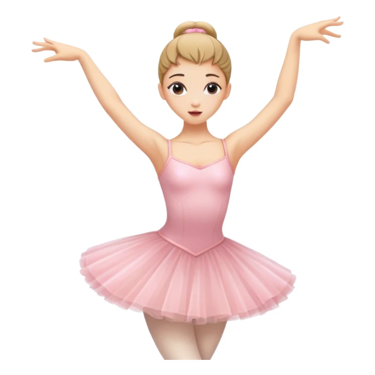 Ballerina hitting the dab sticker