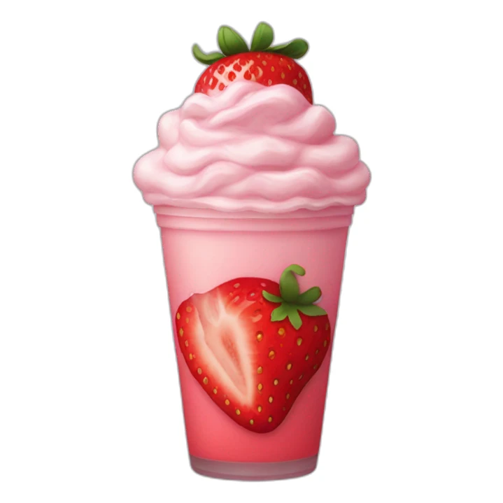 Strawberry frape  sticker
