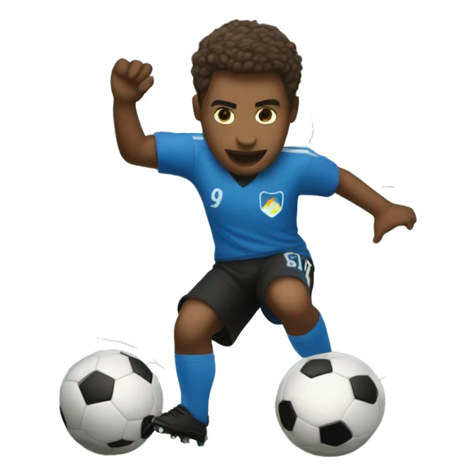 sliding tackle soccer sticker