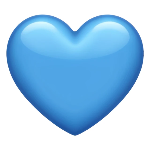 blue heart sticker