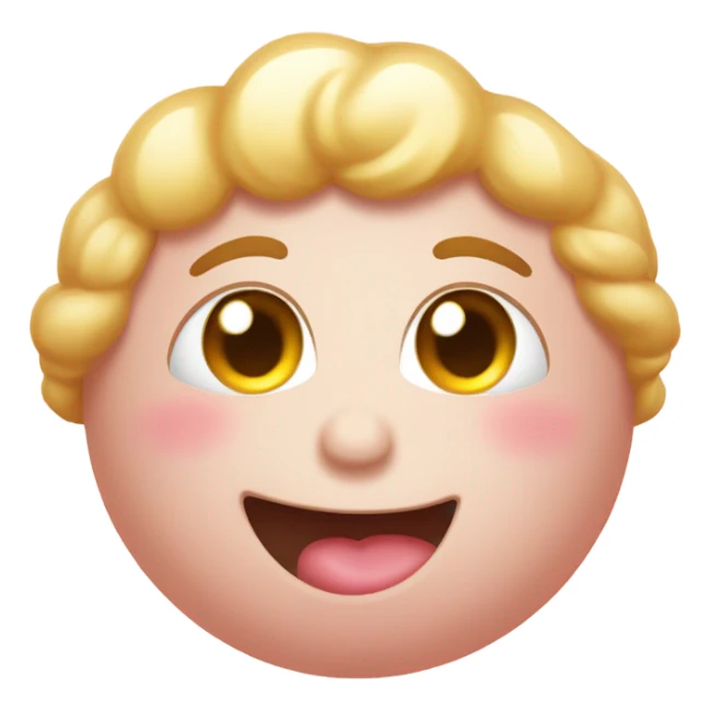 blushing emoji with feet  sticker