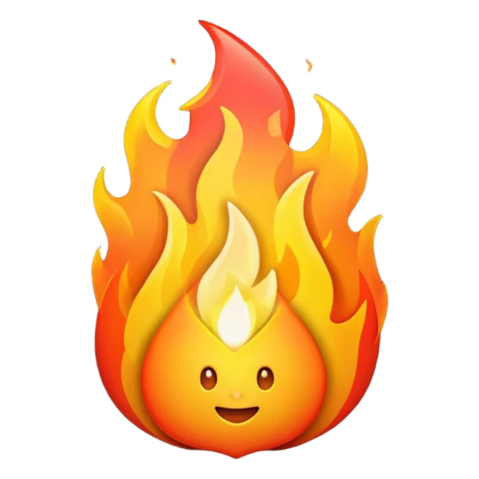 fire emoji sticker