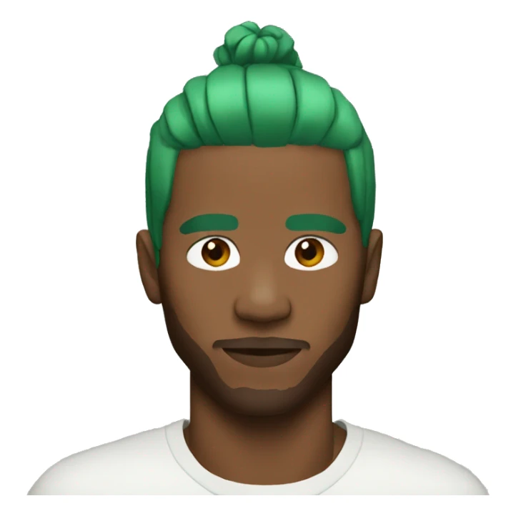 Frank ocean with green hair sticker