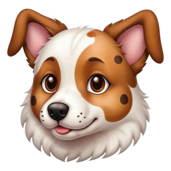 Cute spotted dog  sticker