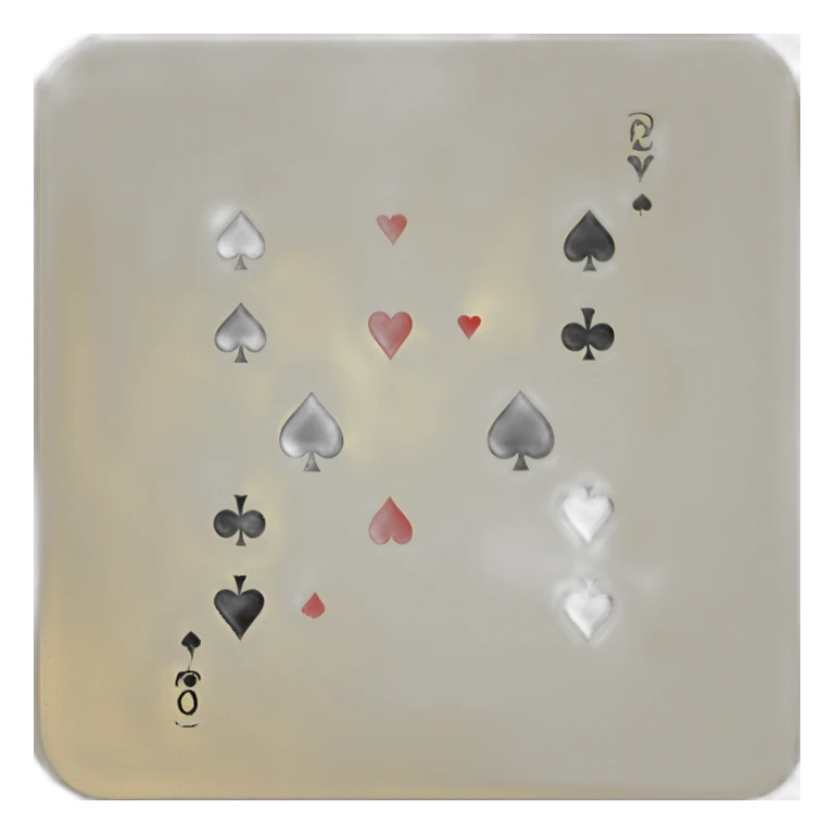 Deck of cards sticker