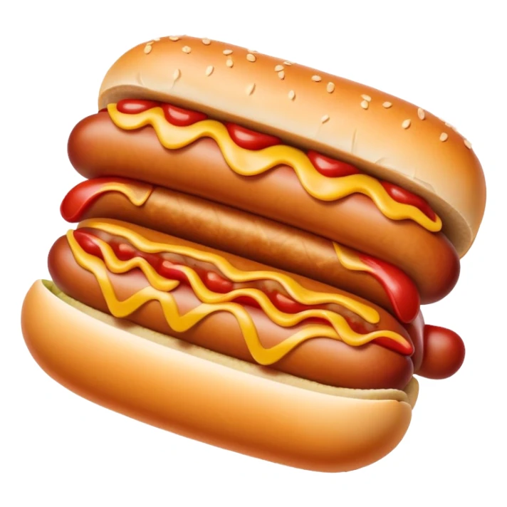 Hotdog angry face  sticker