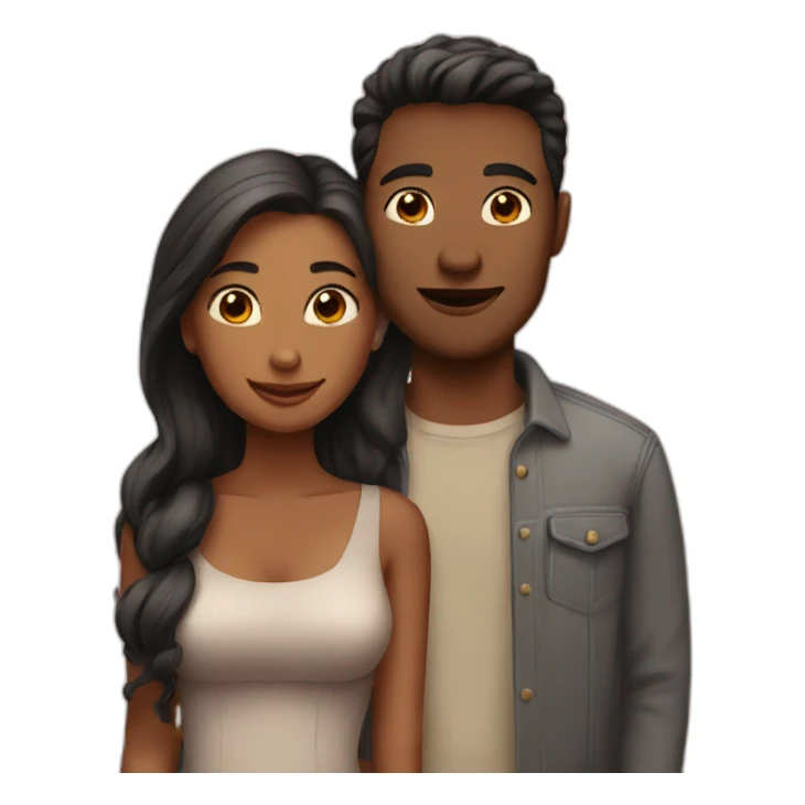 A couple in love sticker