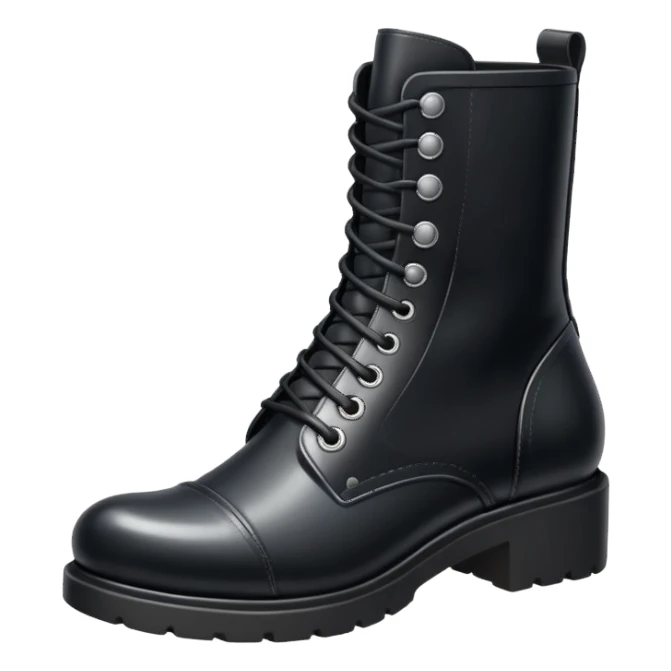 Black boots sticker