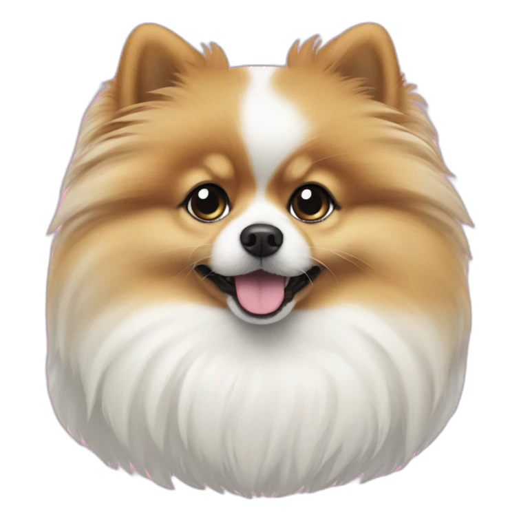 Pomerania blanco sticker