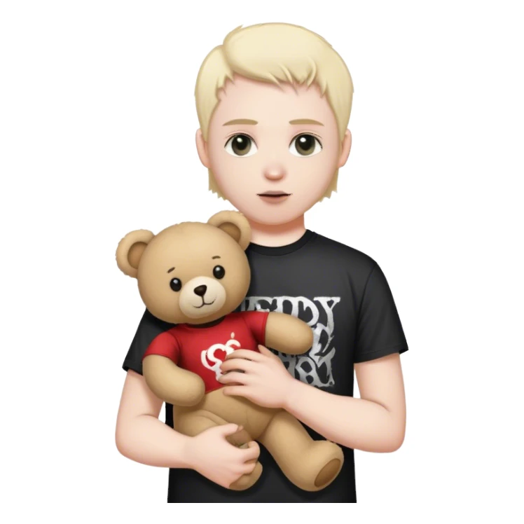 Metall concert and teddy  sticker