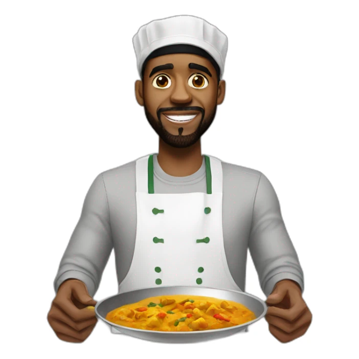 Kyrie Irving cooking curry sticker