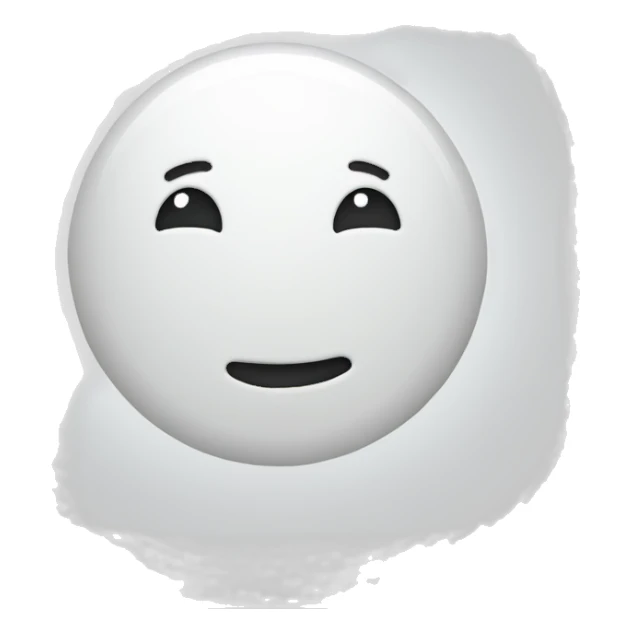 white circle with white tick inside sticker