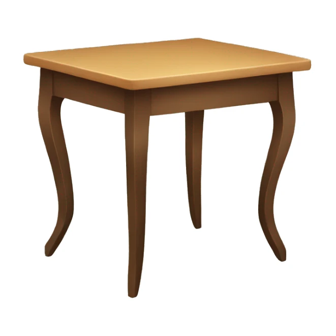 high simple table sticker