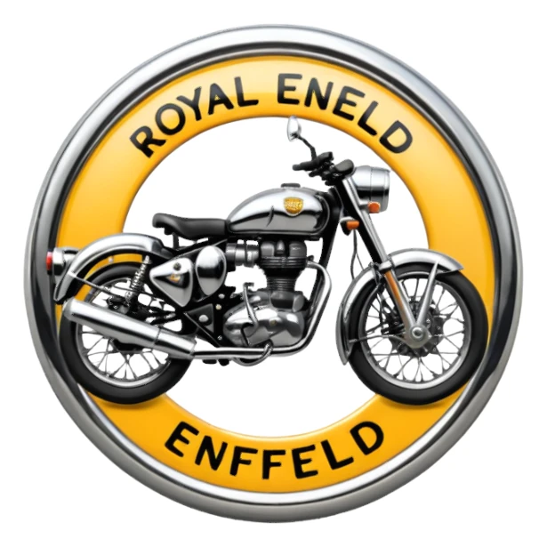Royal Enfield logi  sticker
