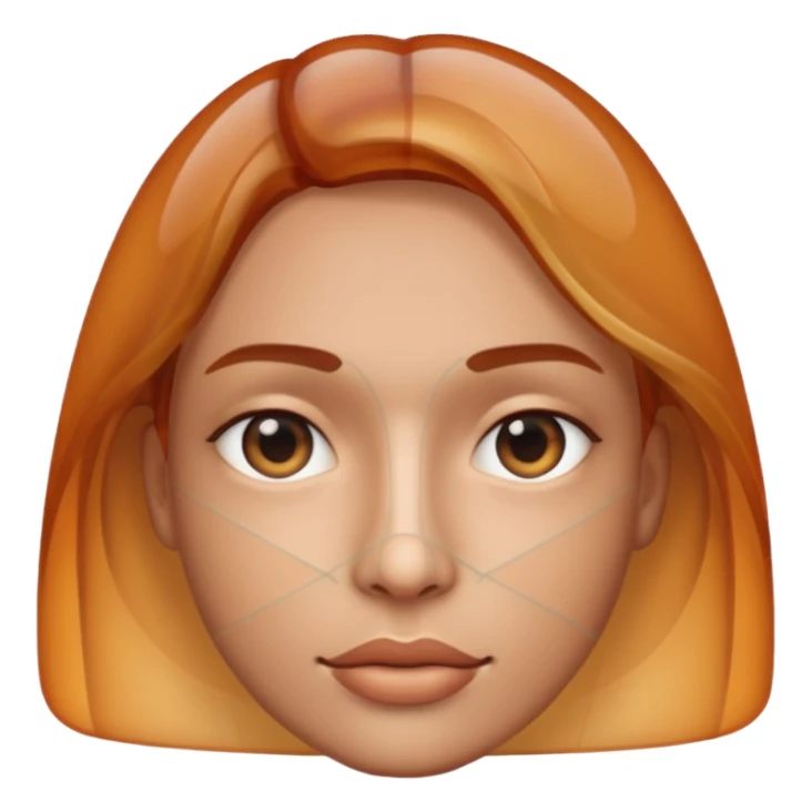 overlapping images, one realistic and one digital grid sticker