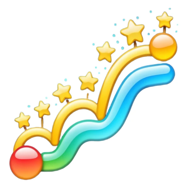 grafica de crecimiento sticker