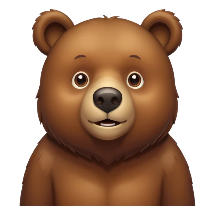 Thinking of bears sticker