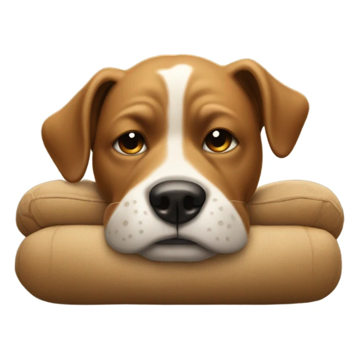 Dog chill and smoking  sticker