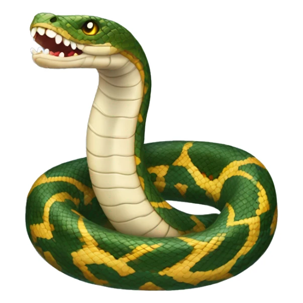 serpente blu nel cestino  sticker