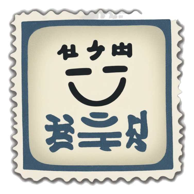 Passport stamp Japan sticker