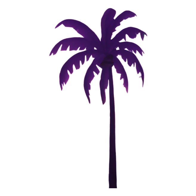 purple sunset sticker