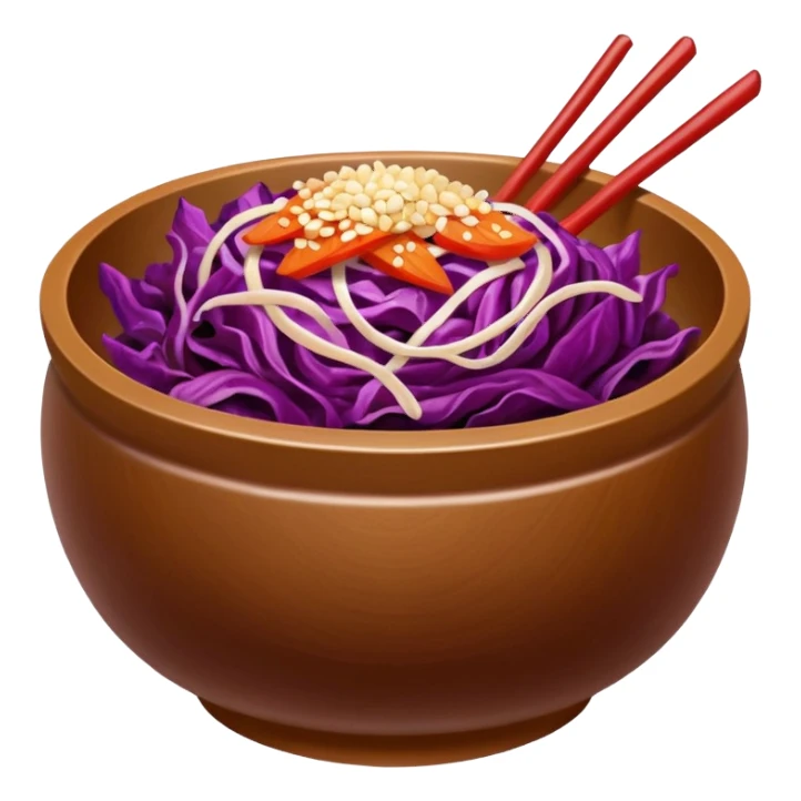 kimmchi dish brown bowl sticker