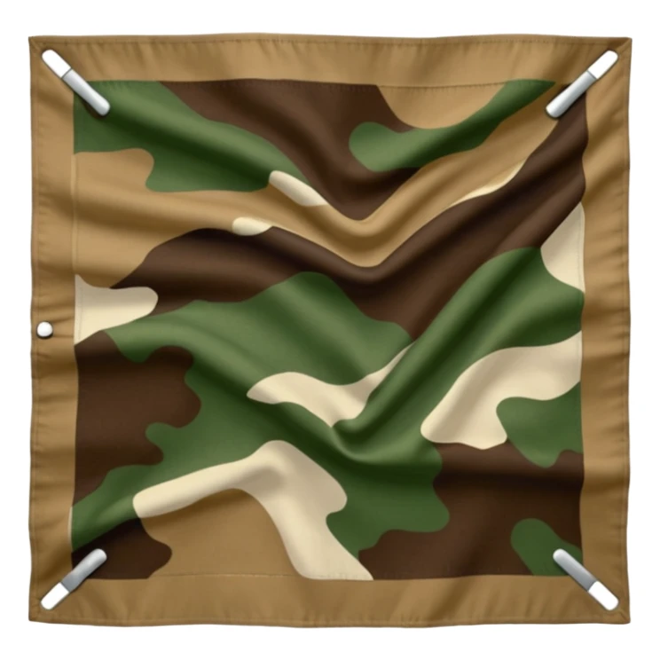 camouflage bandana sticker