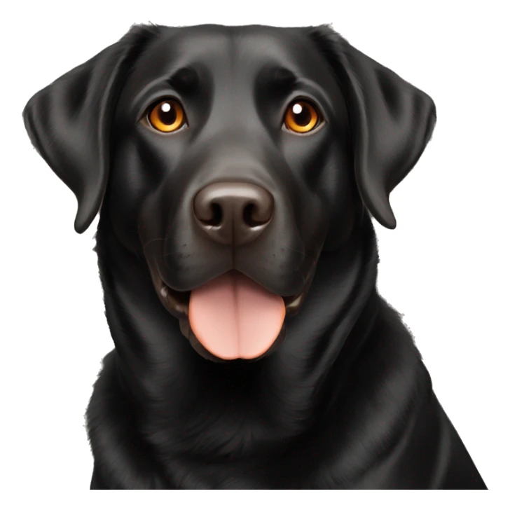 black lab mix with orange brown eyes  sticker