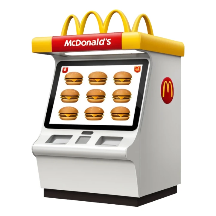 mcdonald's kiosk sticker