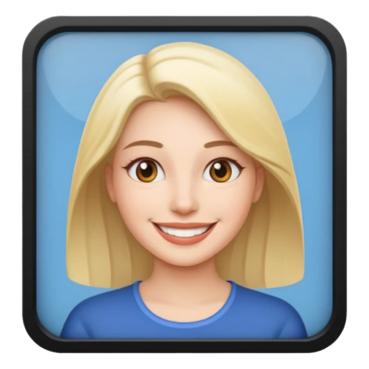 6x6 film frame with sticker