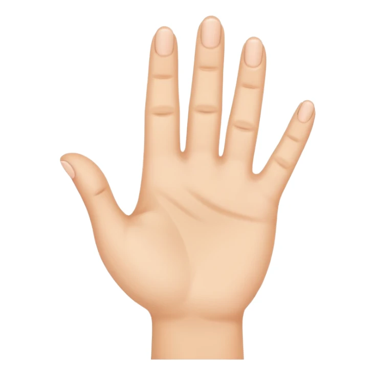 hand waving sticker