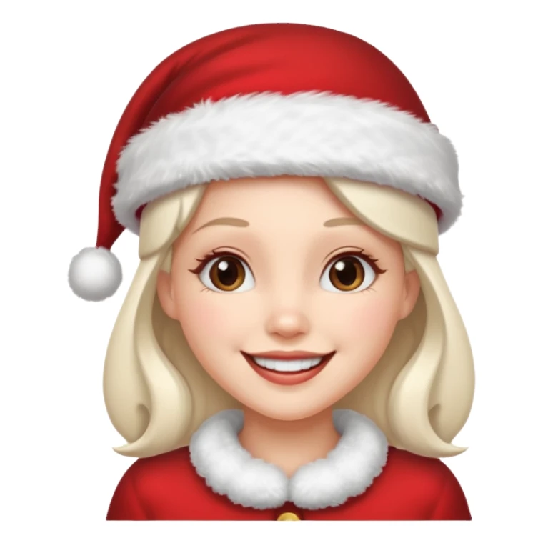 female santa clus sticker