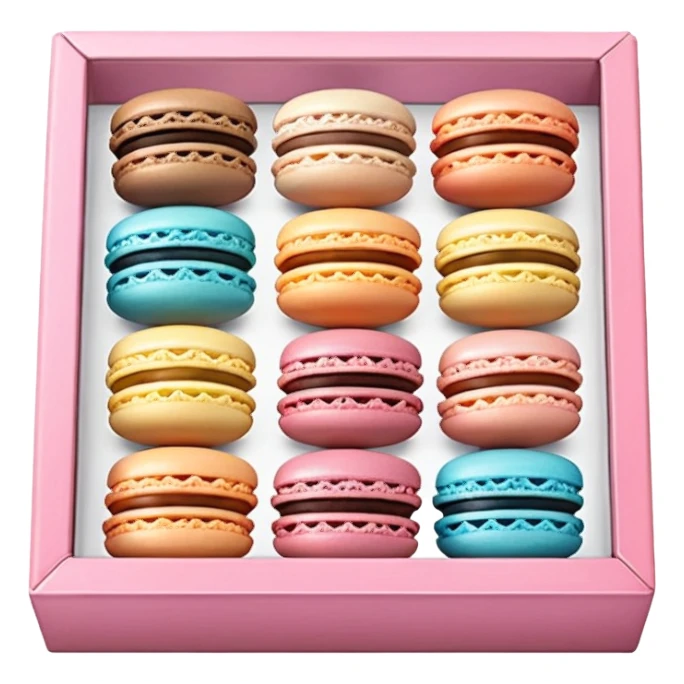 a box of macaron



















 sticker