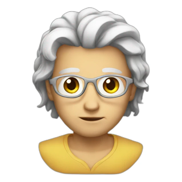 Emoji with pp sticker