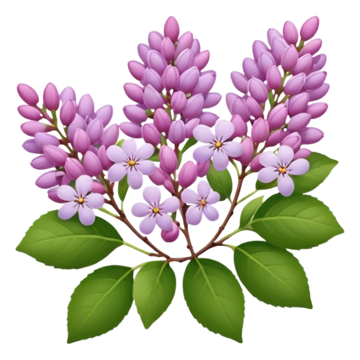 pink lilac sticker
