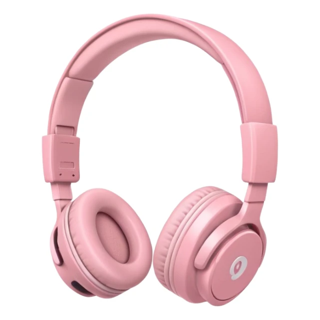 light pink headphones sticker