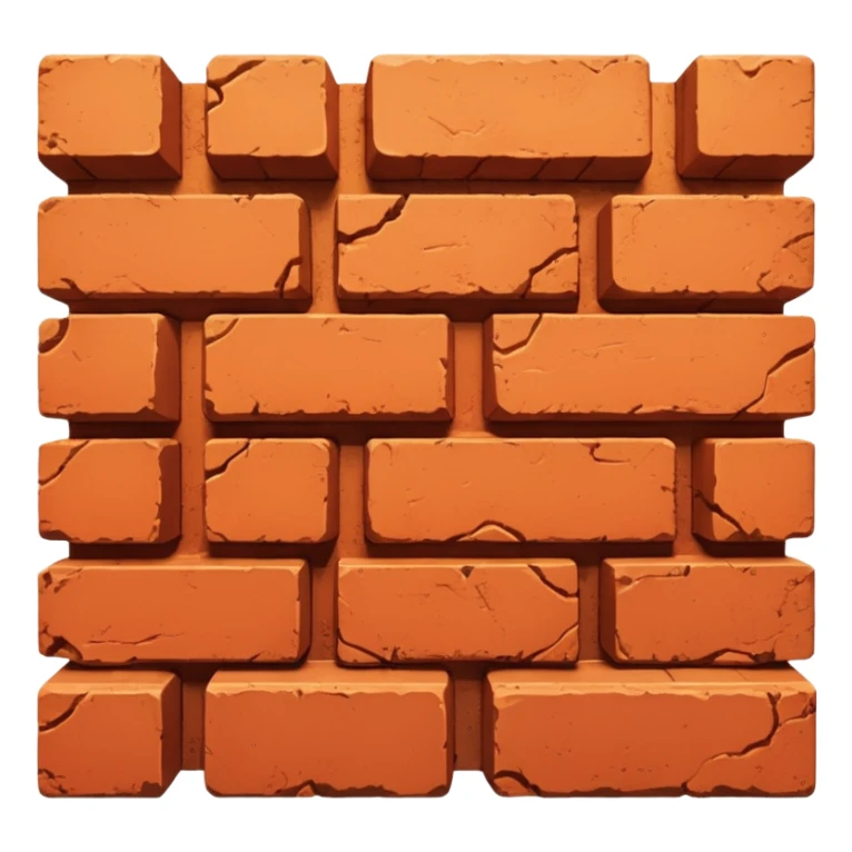 Kiln Brick, one piece sticker