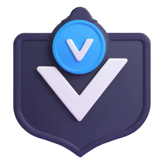 instagram verification badge blue with white checkmark sticker