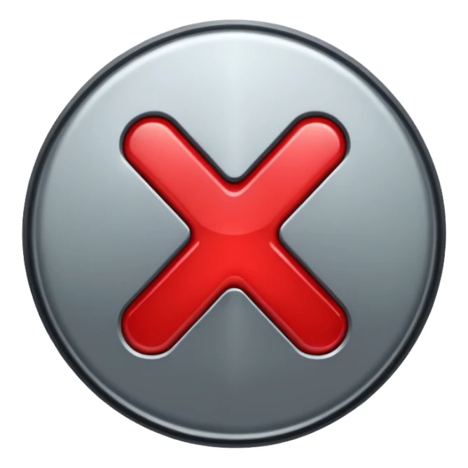 x button sticker