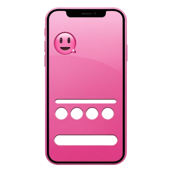 Pink caller Id card
 sticker