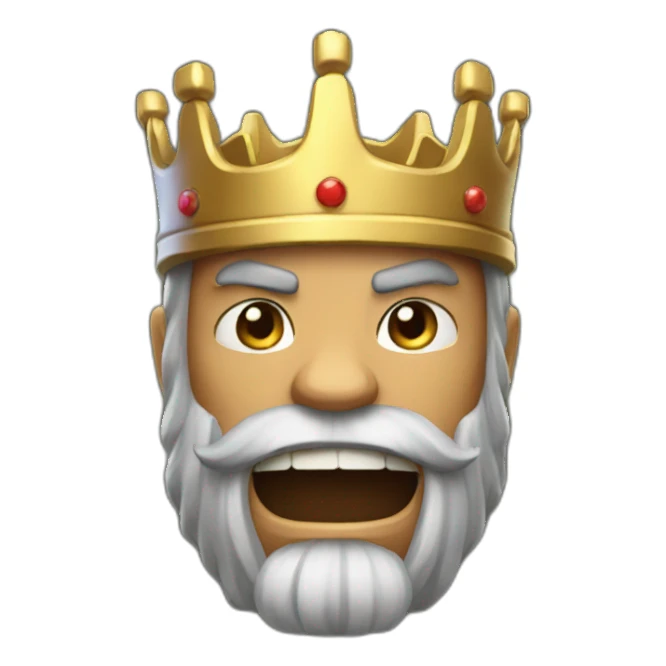 Clash royal king sticker