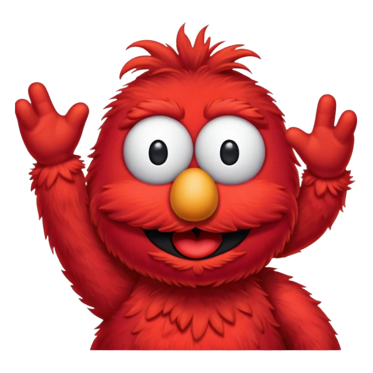 Elmo with an idea sticker