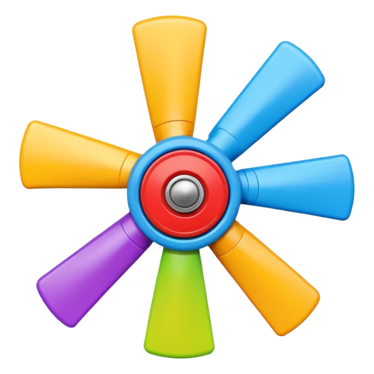 spinner toy sticker