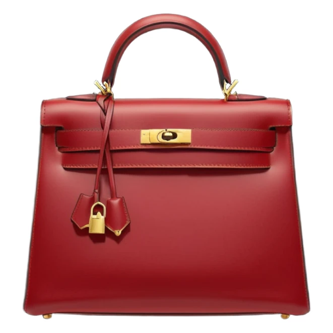 hermes kelly dark red bag sticker