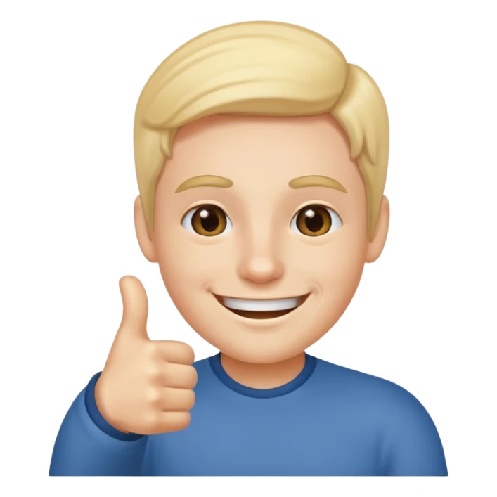 1 Big thumbs up  sticker