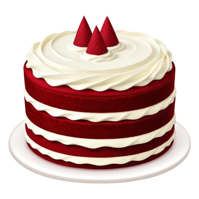 Red velvet cake sticker
