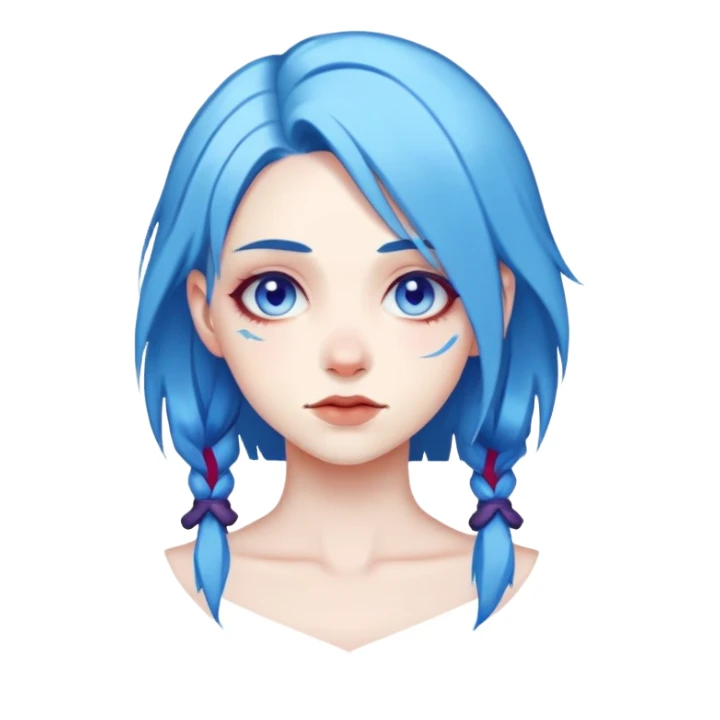 A Jinx from Arcane series sticker